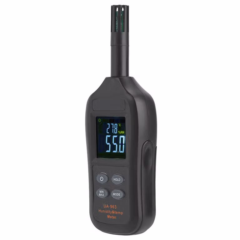 UA963 Misuratore digitale di temperatura e umidità, termometro e igrometro con punto di rugiada e temperatura del bulbo umido