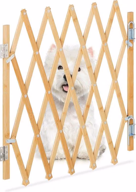 Cuccia per cani - espandibile - larghezza 17-96 cm - altezza 48,5-60 cm - Cuccia a fisarmonica per barbecue