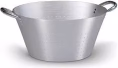 Scolapasta Alluminio (32cm) conico SERIE 7000 Silver naturale 7060 32