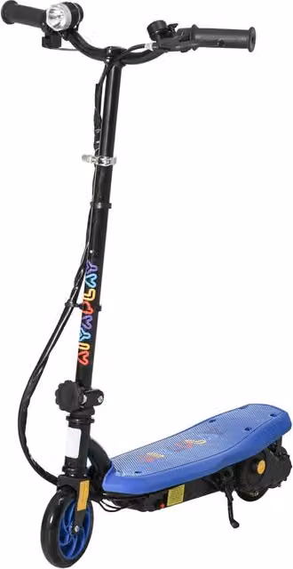 Monopattino elettrico per bambini pieghevole 75 x 48 x 93 cm manubrio regolabile autonomia 10 km design moderno in metallo blu 21_0006950