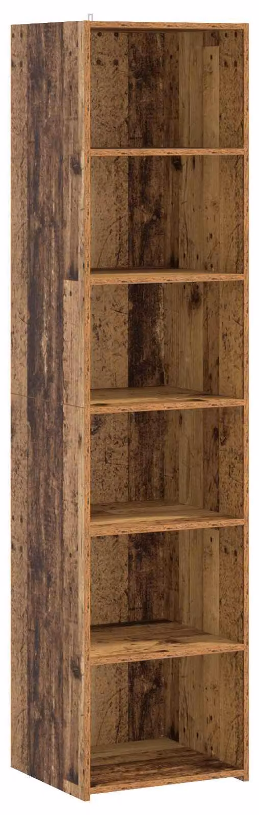 Mobile contenitore in legno massello di quercia, dimensioni 45 x 41 x 185 cm, realizzato in legno composito