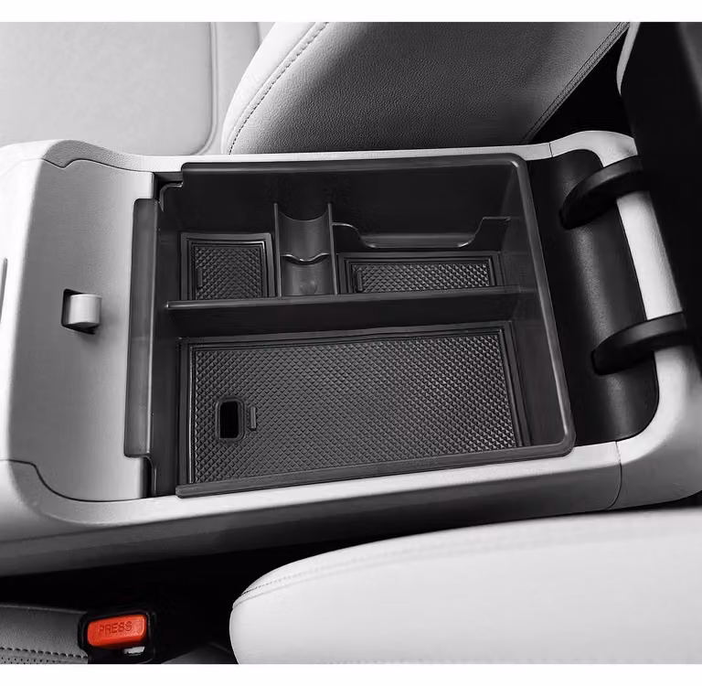 Contenitore portaoggetti per la console centrale, compatibile con Hyundai Tucson NX4 dal 2021 al 2023, colore nero