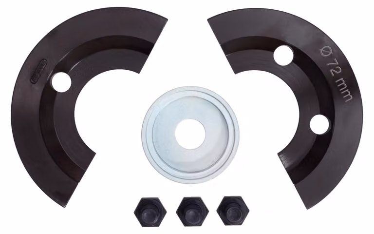 KS TOOLS Set di prolunghe a semiguscio da 6 pezzi per Ø 72 mm ( 150.2143 )