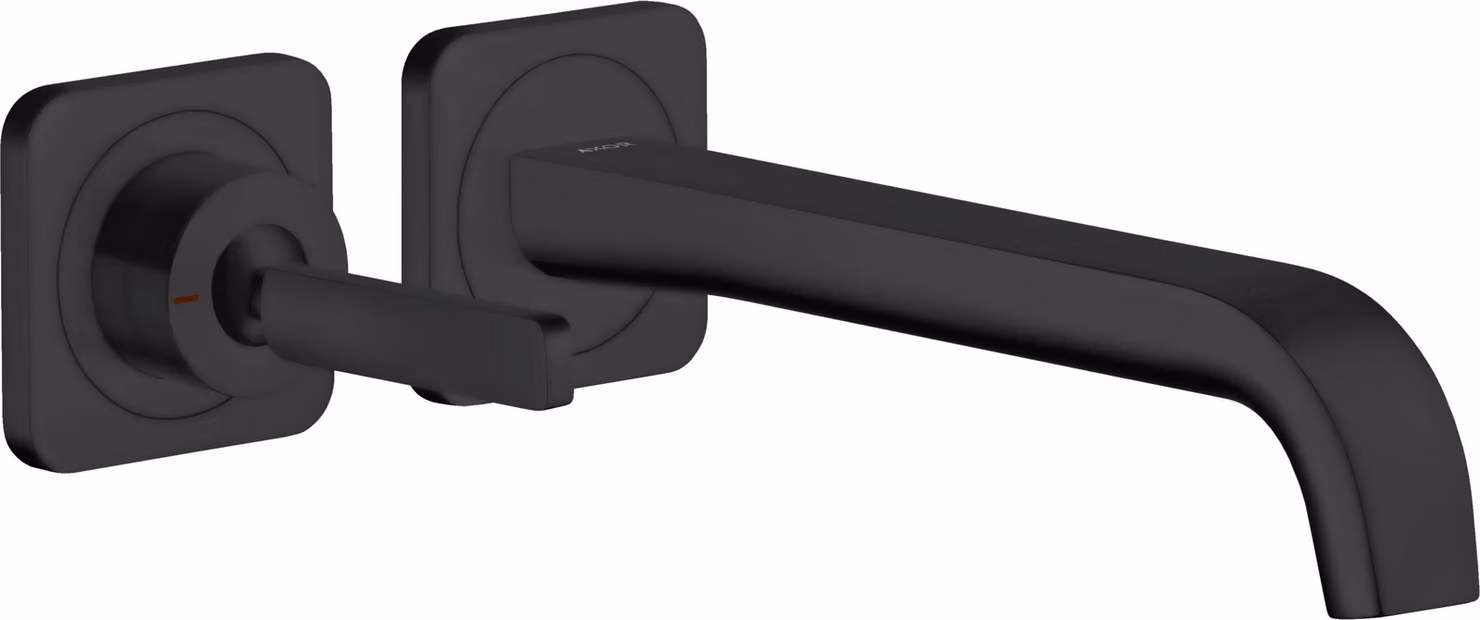 hansgrohe AXOR Citterio E Mitigeur monocommande de lavabo encastré avec rosaces pour montage mural, 36106670, 36106670