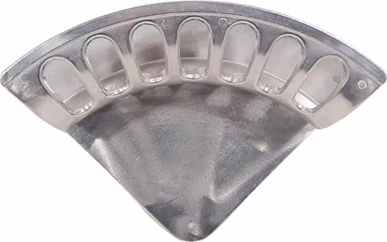 Portagomma a parete forma A in alluminio dimensione 2 B266xP108mm