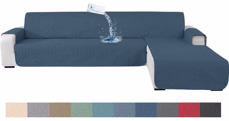 Cuscini per divani a forma di L - Impermeabili - Colore blu Berlino