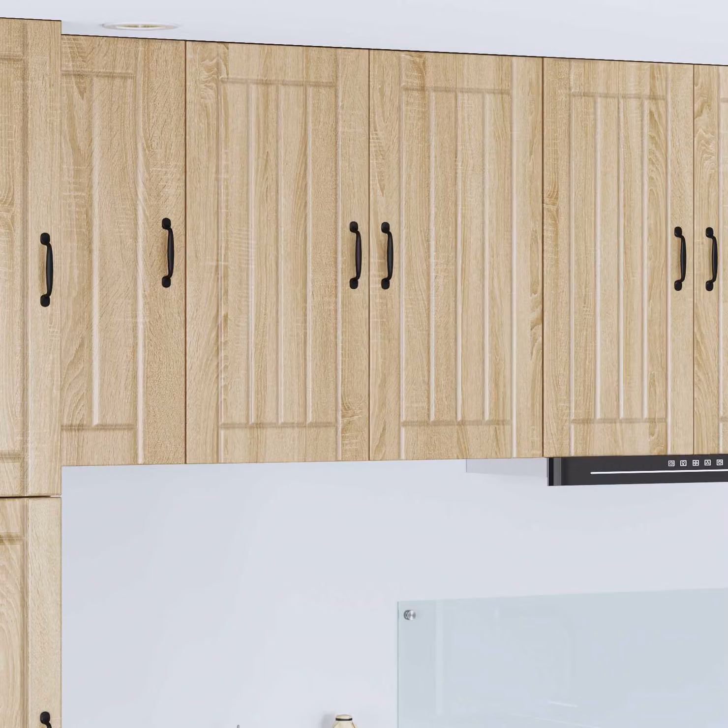 Armadietto a muro vidaXL LUCCA moderno in legno marrone L 80 cm, P 31 cm, H 80 cm