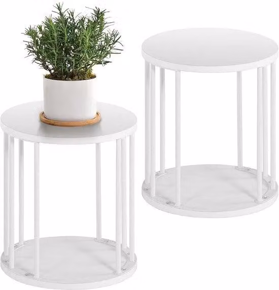Set di colonne metalliche per interni ed esterni