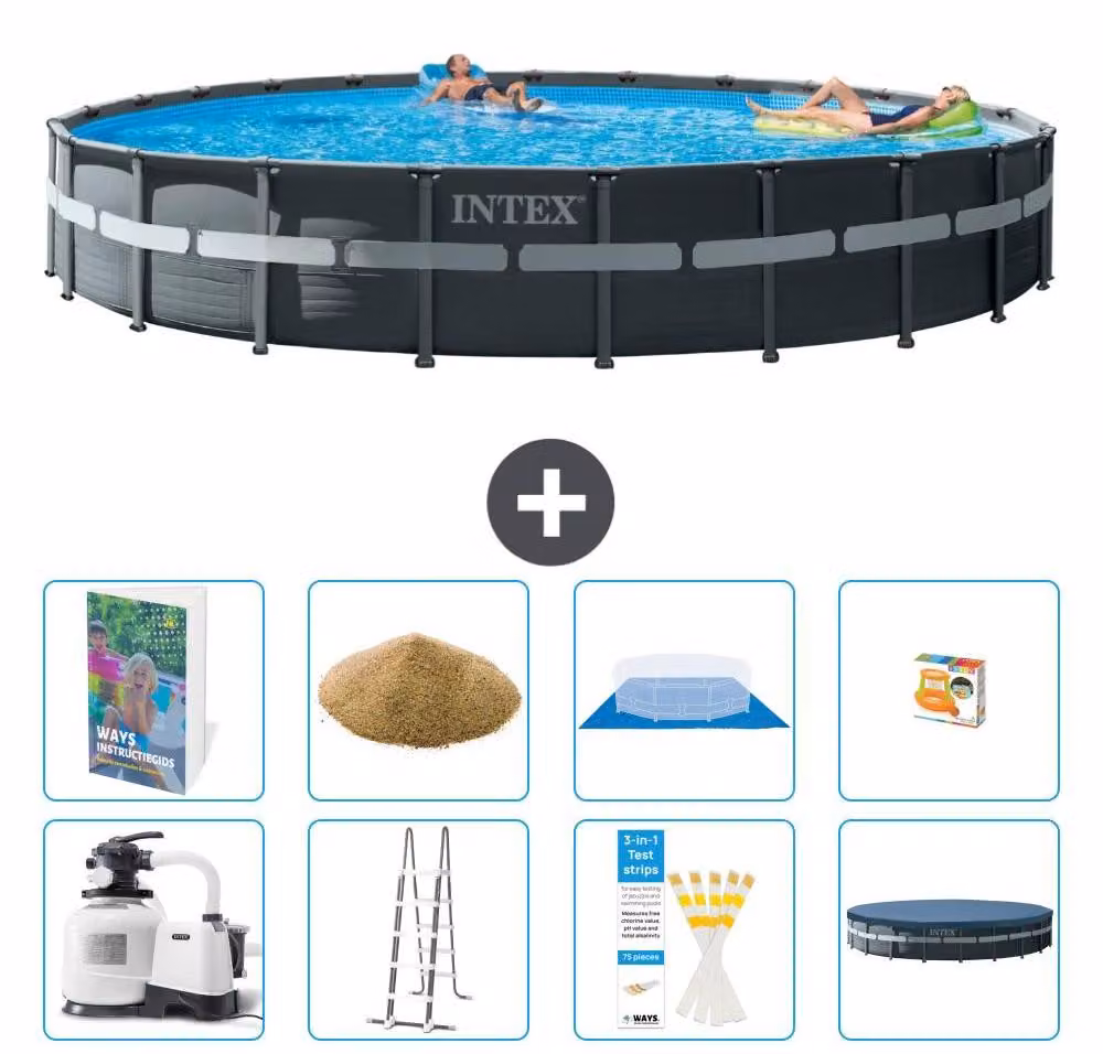 Ultra XTR Pool Rund - 732x132 cm - Set da 7 pezzi, modello S558