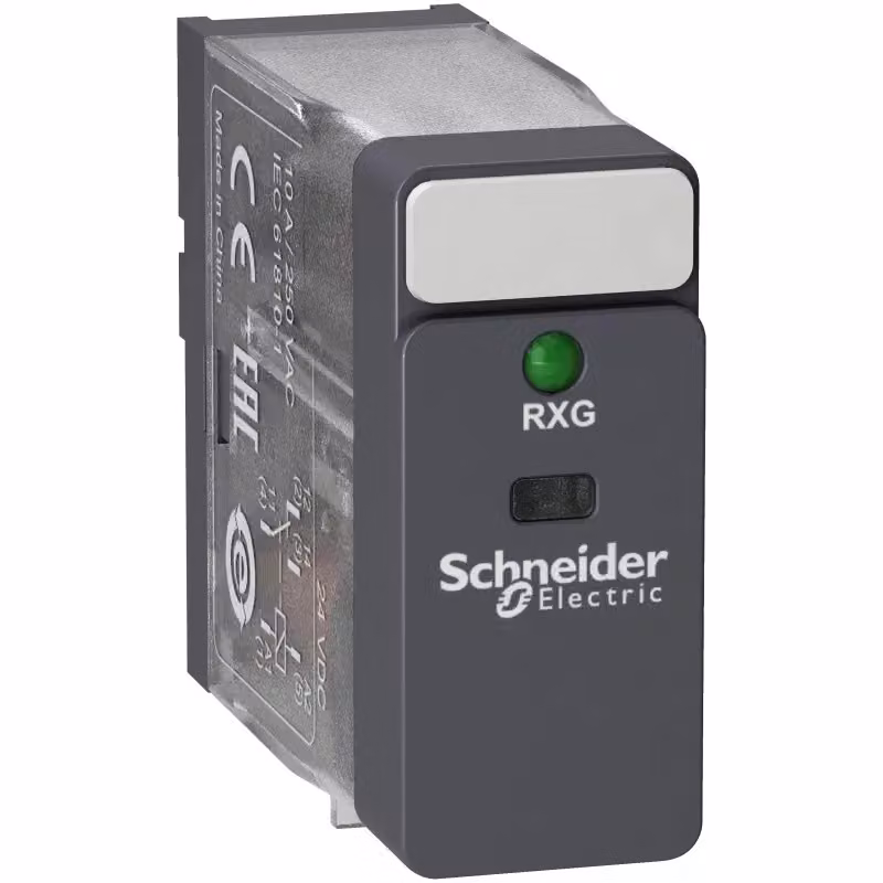Schneider Electric RXG13BD, Nero, 24 V, IP40 CSA C22.2 n. 14 IEC 61810-1 UL 508 EAC, 2500 VA, 10 A, 20 g