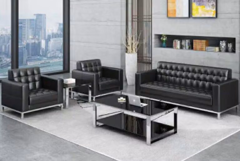 Büro Möbel Sofagarnitur 321 Sitzer Garnitur Polstersofa Sitz Design Sofas