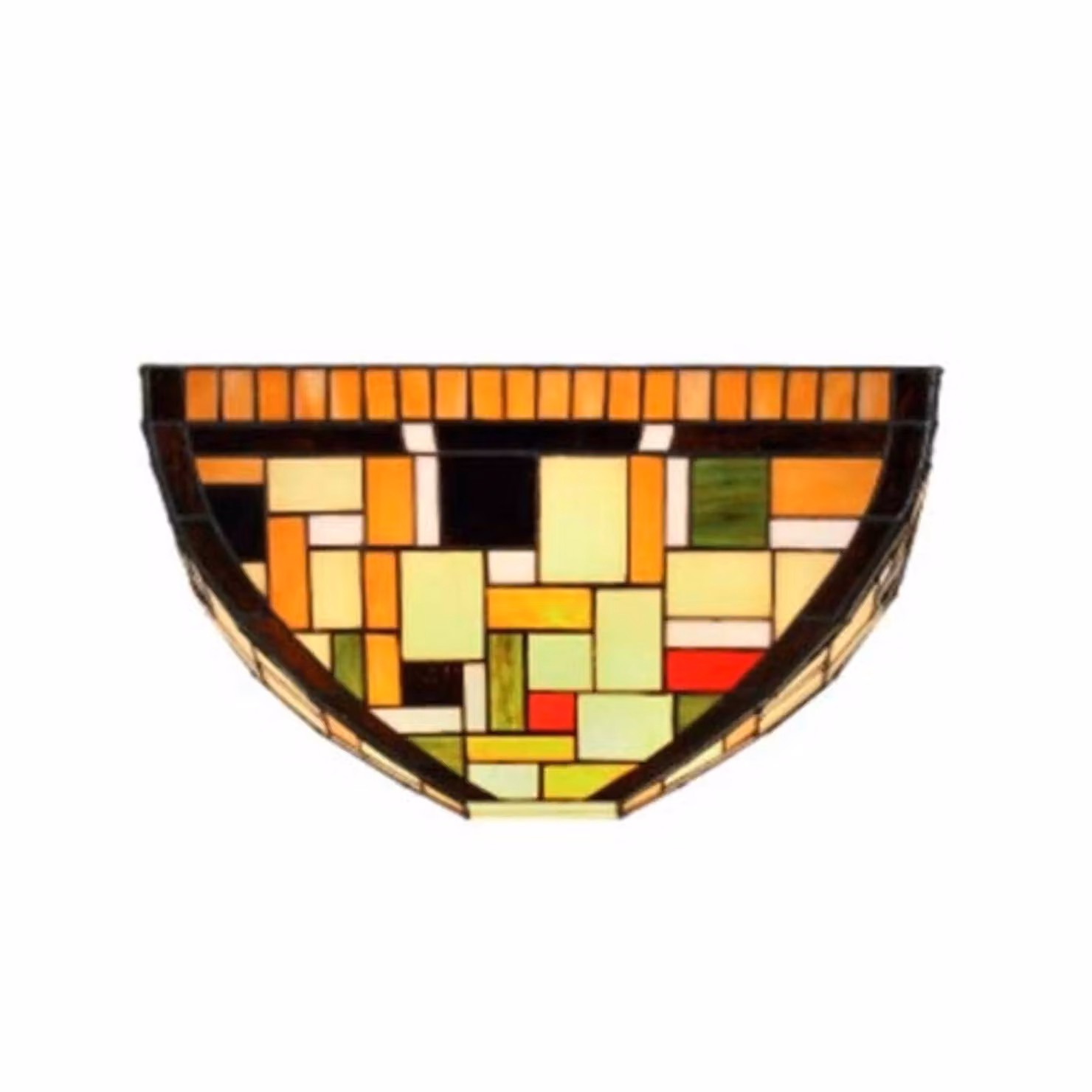 Artistar Applique da parete Tiffany MOSAICA, dimmerabile, Multicolore, Soggiorno / Sala da pranzo, Vetro, Tiffany, Applique