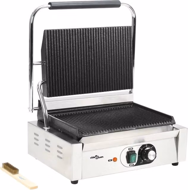 Griglia per Panini Scanalata 2200 W 43x30,5x20cm CFW4105154
