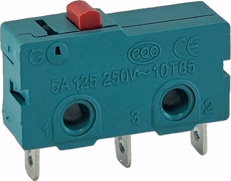 Microinterruttore a 3 pin 250 V 5 A, 2 posizioni ON/ON Interruttore di fine corsa, interruttore di commutazione