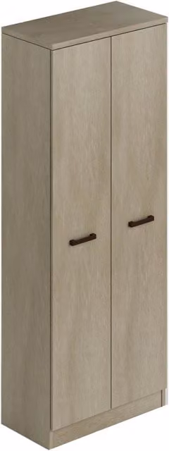 Armadio scarpiera argilla mobile due ante multiuso 6 ripiani cm h182x71x38