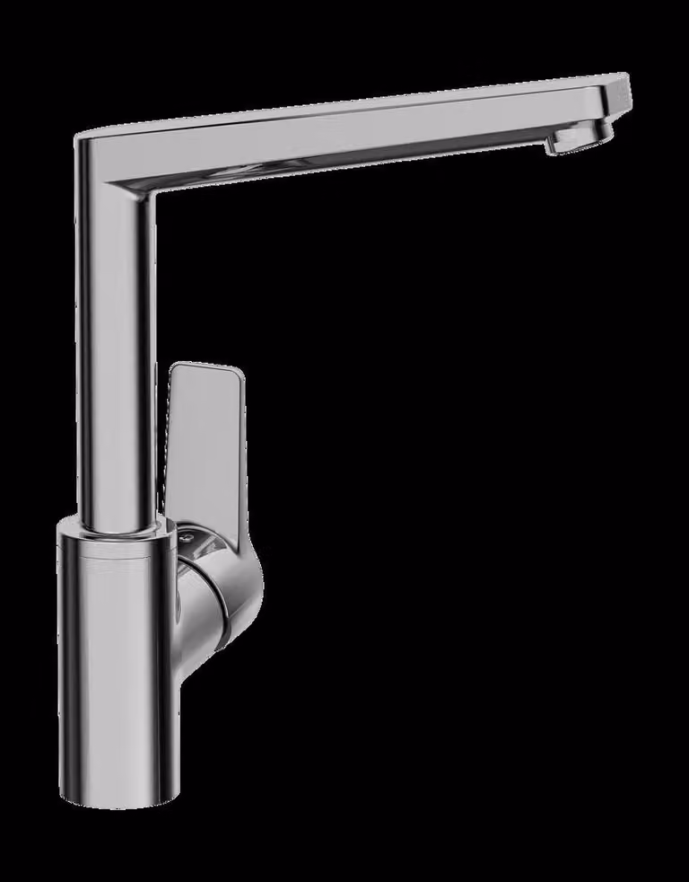 HANSA HANSATWIST robinet de cuisine, commande latérale, basse pression, pivotant, saillie : 193 mm, 09221103, 09221103