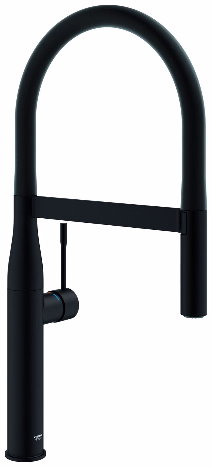 GROHE Essence Mitigeur monocommandé pour évier, saillie 240mm, douchette professionnelle avec flexible, orientable, MagneticDocking, 30503KF0, 30503KF0
