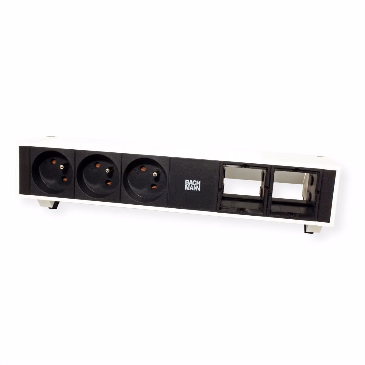 BACHMANN DESK2 3x Schutzkontakt 2x ABD GST18, bianco