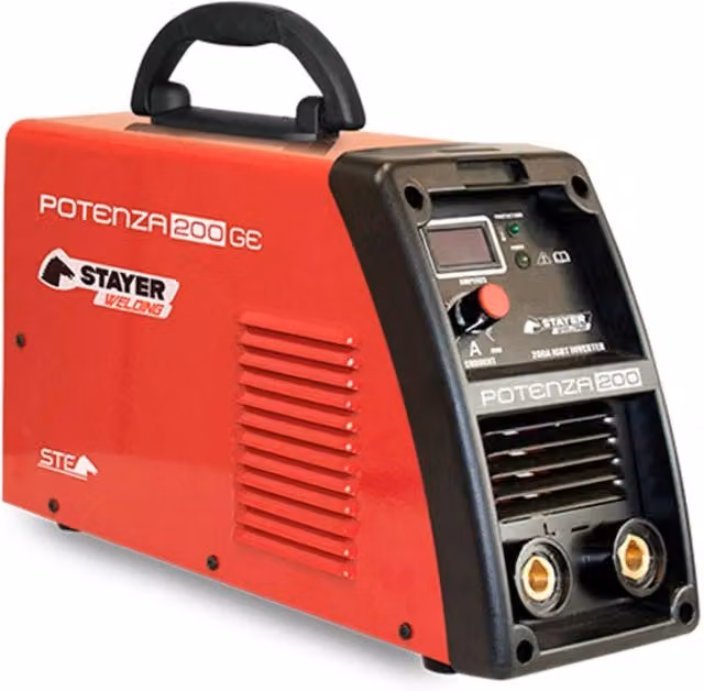 Saldatore Inverter MMA Stayer Potenza 200 GE Rosso