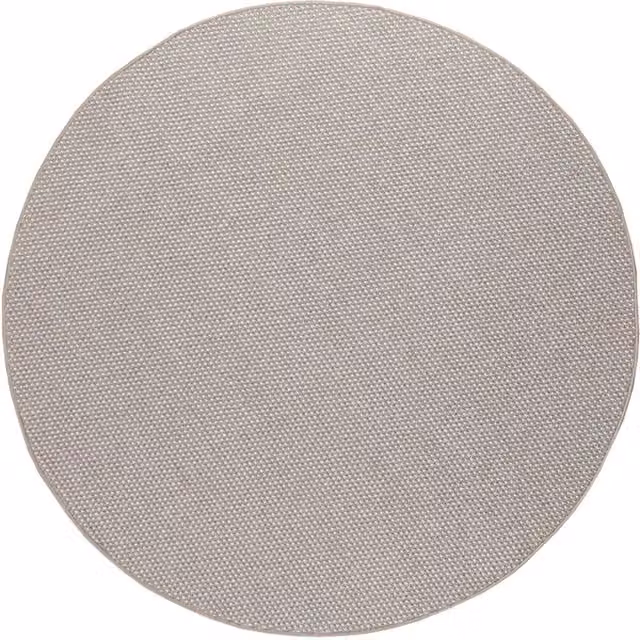 Tappeti per area | Tappeti a zone Rotondo LUGO Crema e Taupe ? 200 CM Poliestere