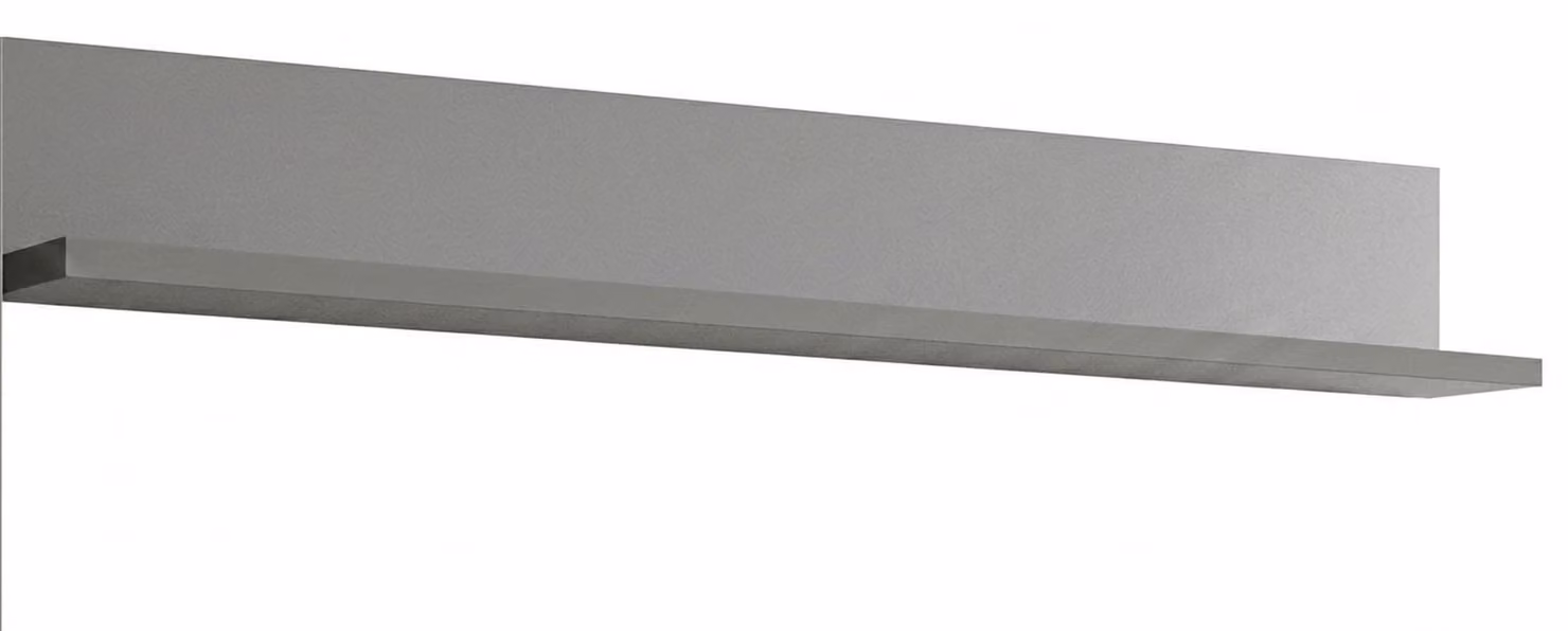 TV board Wandregal Wohnzimmer Stil modern grau praktisch komfortabel