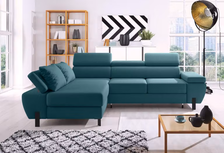 Divano angolare a forma di L, divano componibile, divano angolare, divano di design, divani, divani componibili