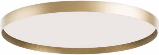 ACELIA P/M Lampada a Soffitto 40W LED Dimmerabile Taglio di Fase Biemissione in Alluminio Oro Spazzolato - Gealuce