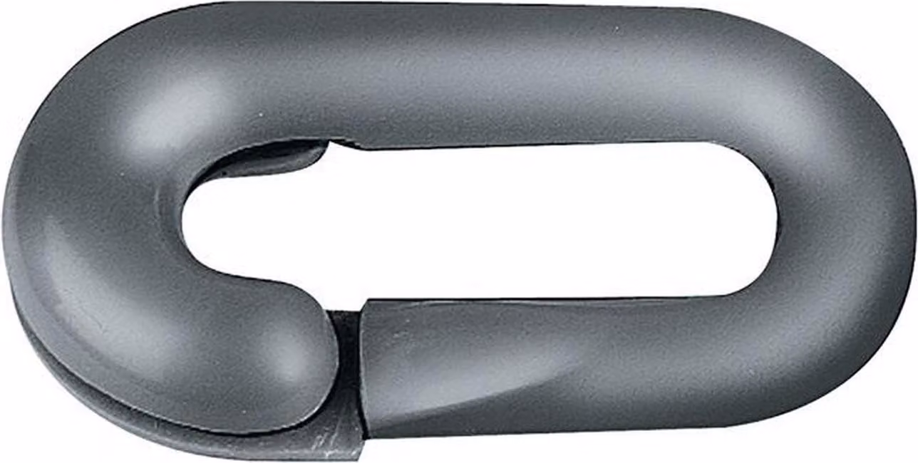 Maglia di emergenza nera 6 mm per catene a barriera 10 pz