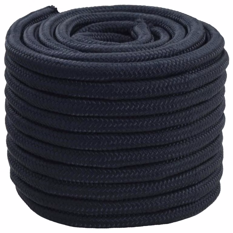 vidaXL Corda da Barca in Plastica Blu, Lunghezza: 100 m, Diametro: 2 mm
