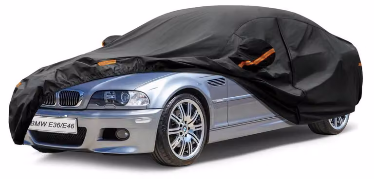 Copertura impermeabile e traspirante per auto, compatibile con BMW Serie 3 (modelli E36/E46/E90) dal 1999 al 2012, colore nero