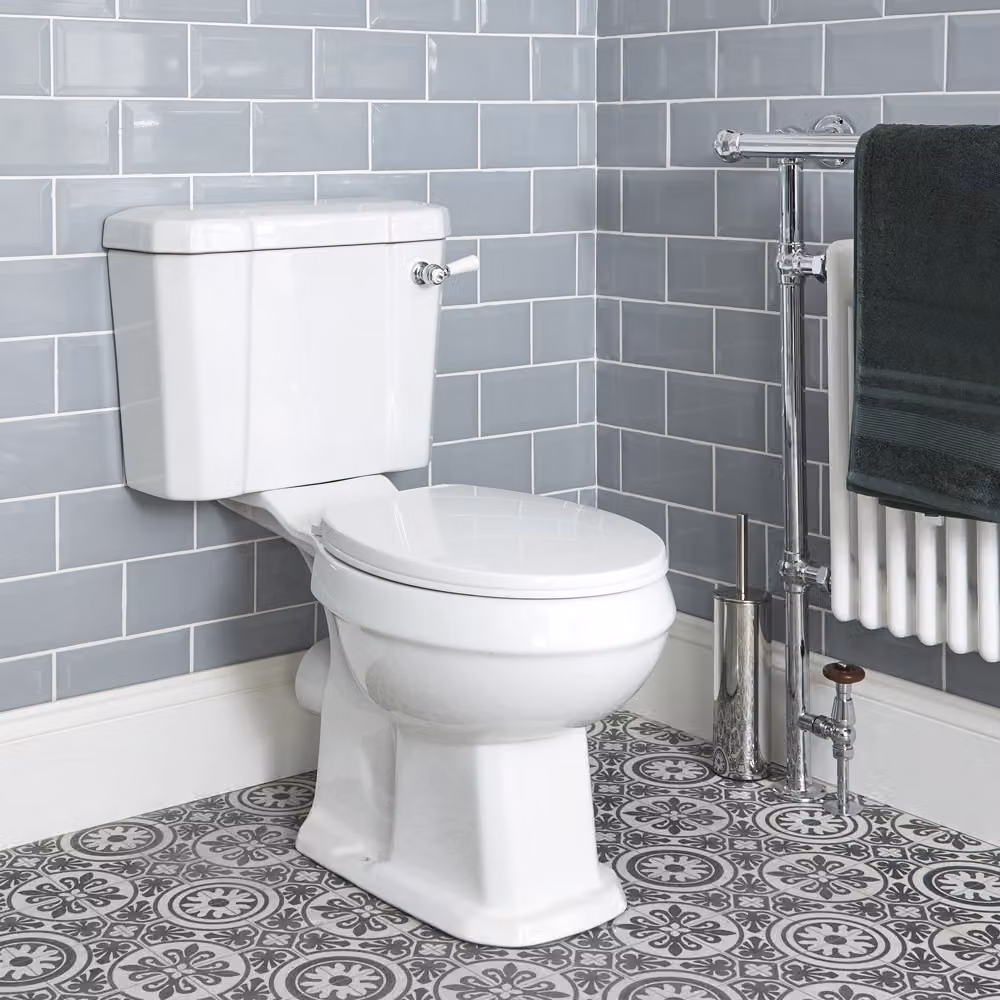 Sanitario Wc Monoblocco Con Copriwater Soft-Close - Scarico Personalizzabile - Richmond