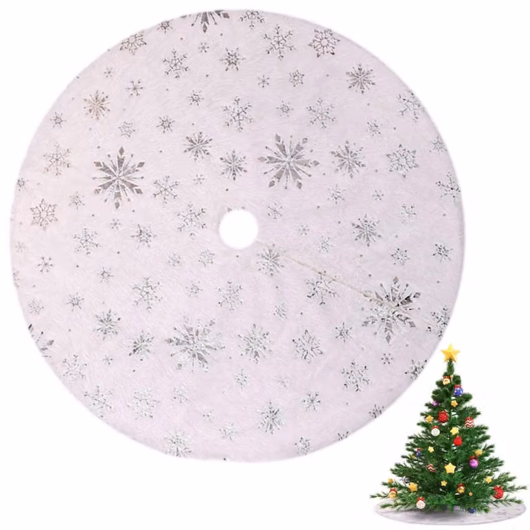 Gonna per albero di Natale in morbido pelo sintetico, 78 cm