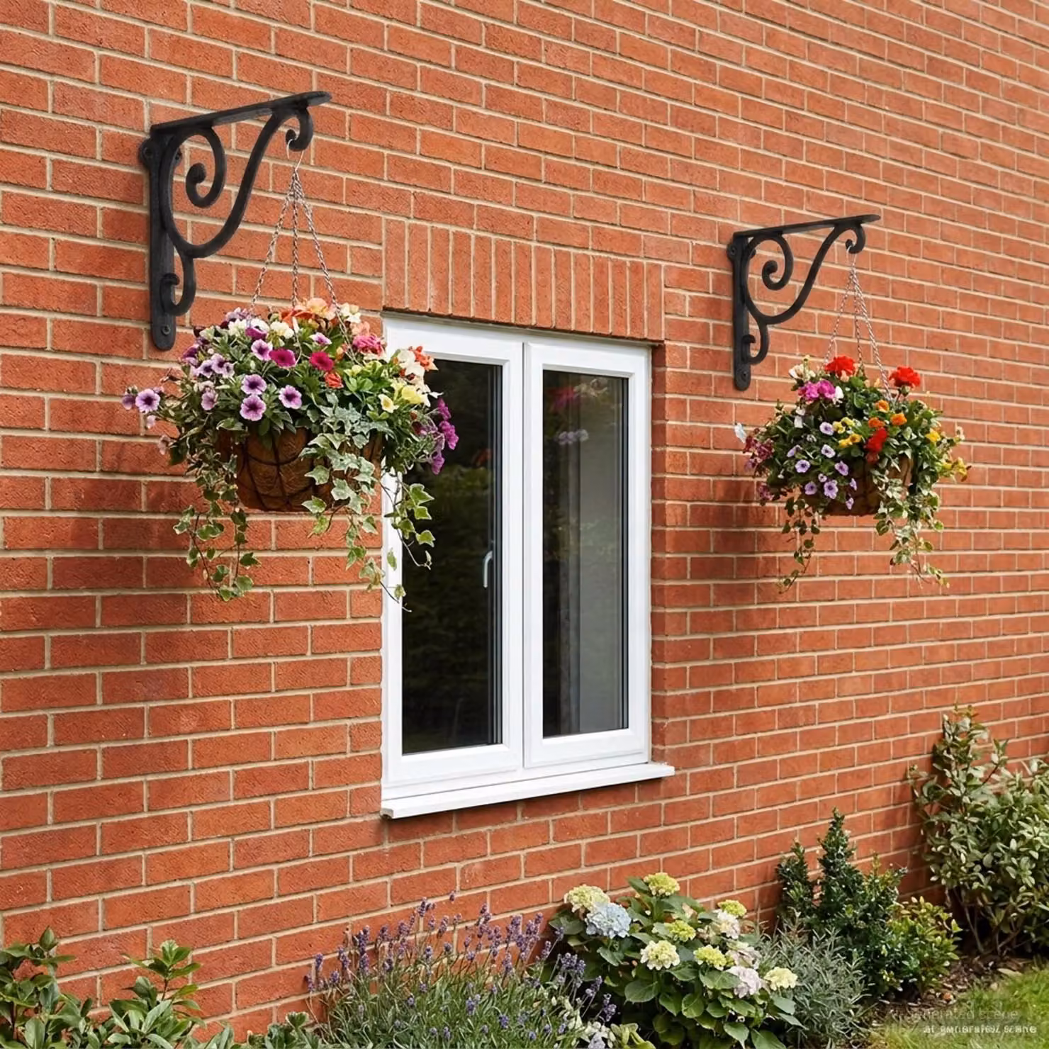 vidaXL Supporti per mensole da parete in acciaio inossidabile, 2 pezzi, Nero, L/P/H: 12,5 x 17 x 0,56 cm