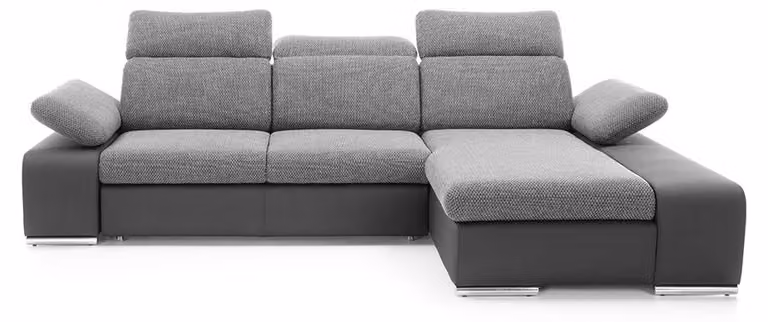 Design Ecksofa Couch Leder Multifunktion Wohnlandschaft Polster Sofas