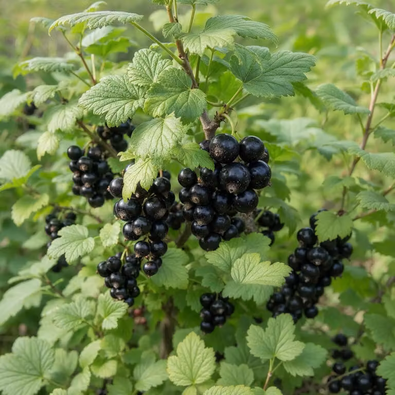 Mirtillo nero Titania - 2 piante - Resistente al freddo e perenne - Autentiche piante da frutto provenienti dall'Olanda - senza semi, senza bulbi, non geneticamente modificato