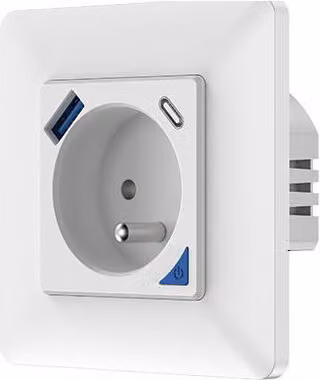 Presa a muro intelligente MOES, Wi-Fi, USB