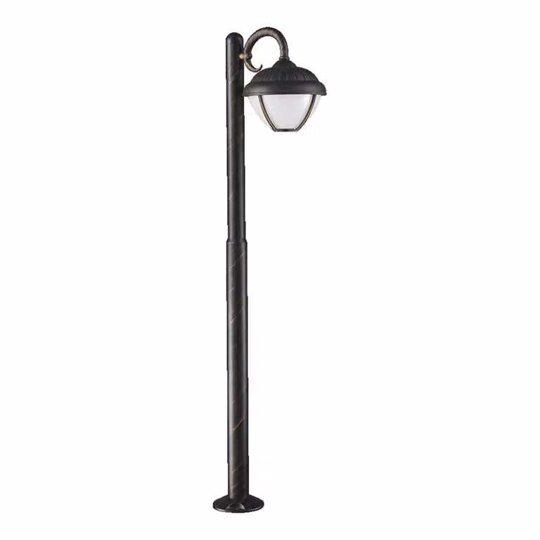 Lampada da percorso a LED NEBRASKA 7W, alluminio opaco/rustico L: 260, P: 170, A: 1000