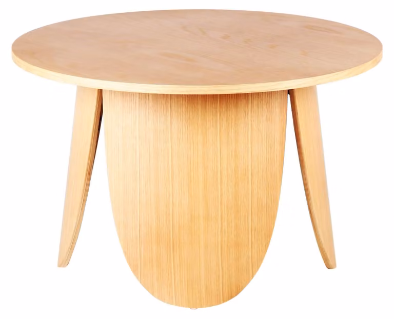 Selsey Vivially - Tavolino rotondo, effetto rovere, Ø 80 cm