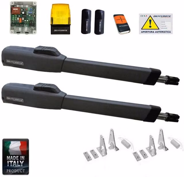 SET KIT MISTRAL 400 MOTORE PER CANCELLO DUE ANTE BATTENTI AUTOMATICO ELETTRICO
