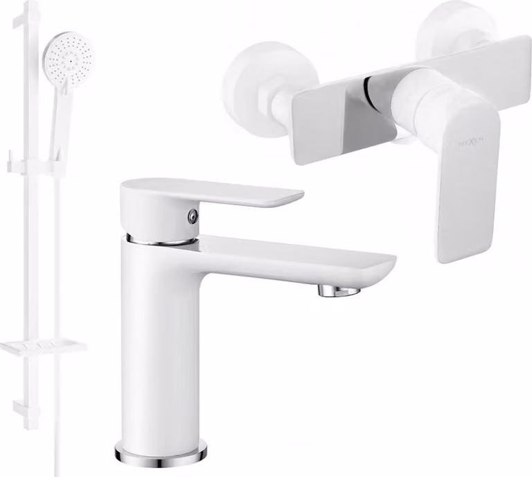 Mexen Alfa DQ40 set doccia, bianco/cromo - 745704DQ40-02