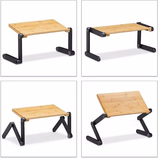 Tavolino per laptop e libri, 25 cm (profondità) x 60 cm (larghezza) x 46,5 cm (altezza)