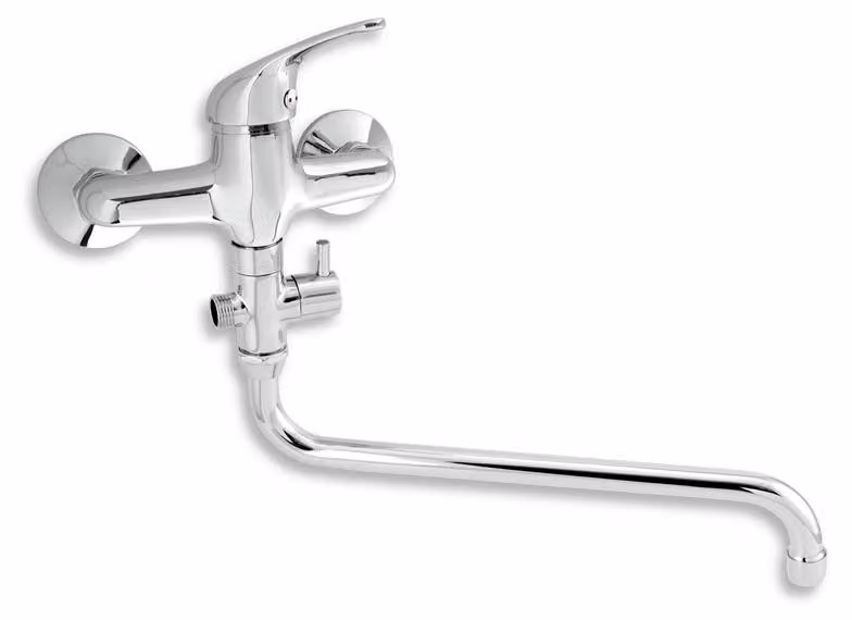 Mixer da pannello senza accessori 150mm Titania IRIS chro