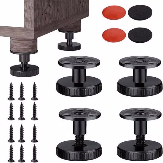 Set di mobili regolabile in 4 posizioni - Strumenti antivibrazioni - Piedini regolabili - Per letti - Armadi - Poltrone