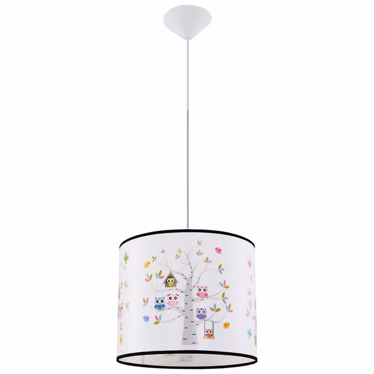 Lampada a sospensione OWLS 30 1xE27 15W PVC 82x30x30cm Sollux Lighting