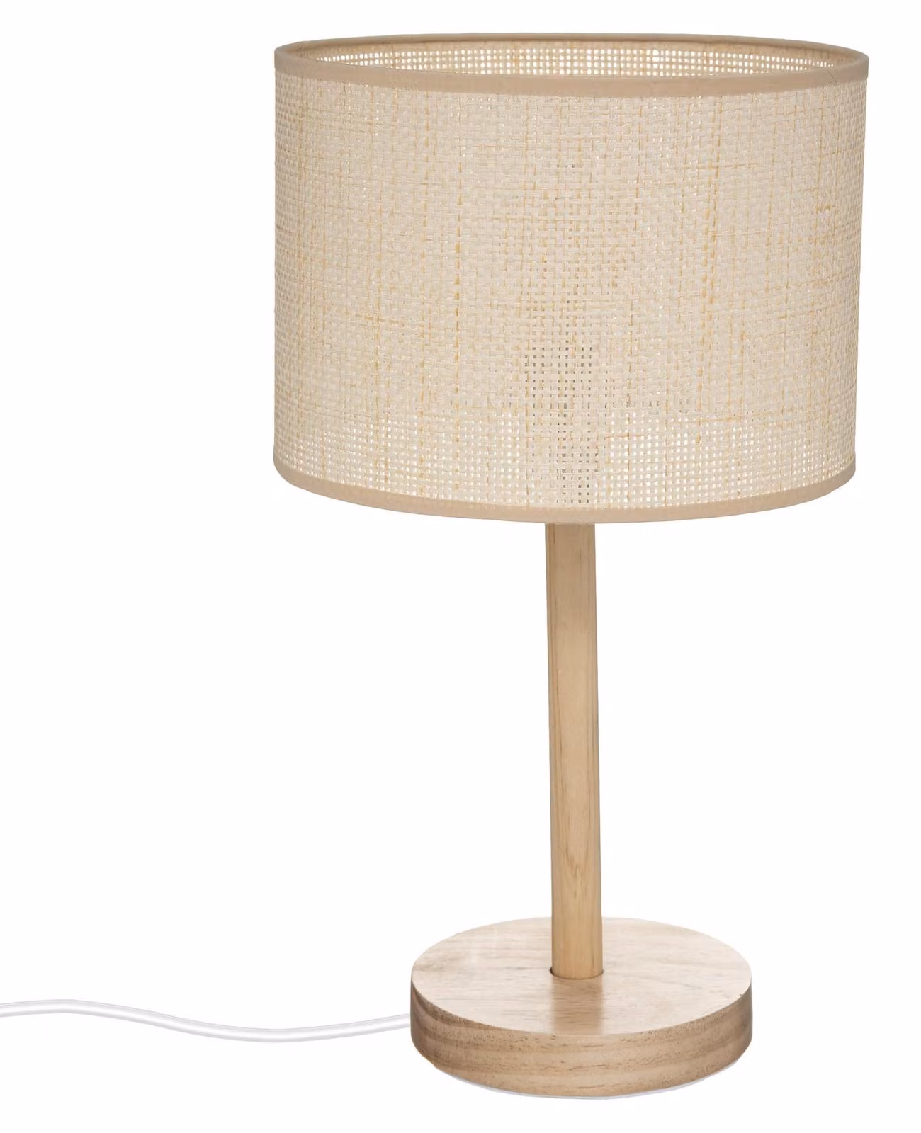 Lampada da tavolo DELLA, 42 cm, beige