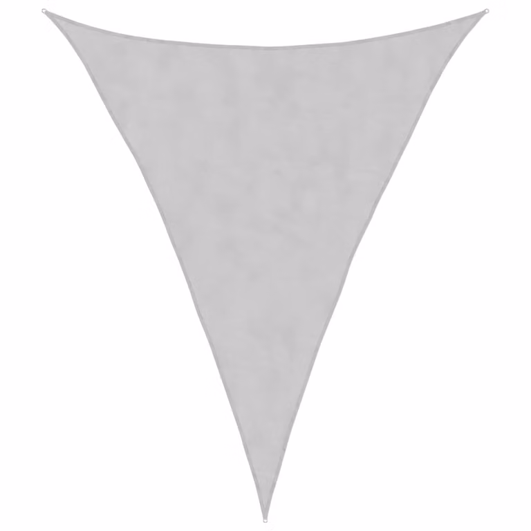 Vela Parasole Grigio Chiaro 5x6x6 m 100% Poliestere Oxford