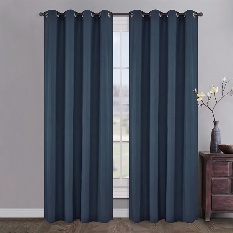 Tenda Seba Fratelli Zambetti colore Petrolio L: 140 cm, H: 280 cm