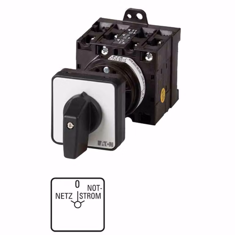 Eaton T3-4-8902/Z Interruttore elettrico Interruttore a levetta 4P Nero