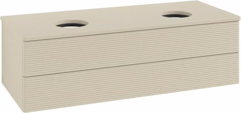 Mobiletto V&B con struttura frontale, con illuminazione Antao 120x36x50cm, WBP colore Lac, si Gr m Lac