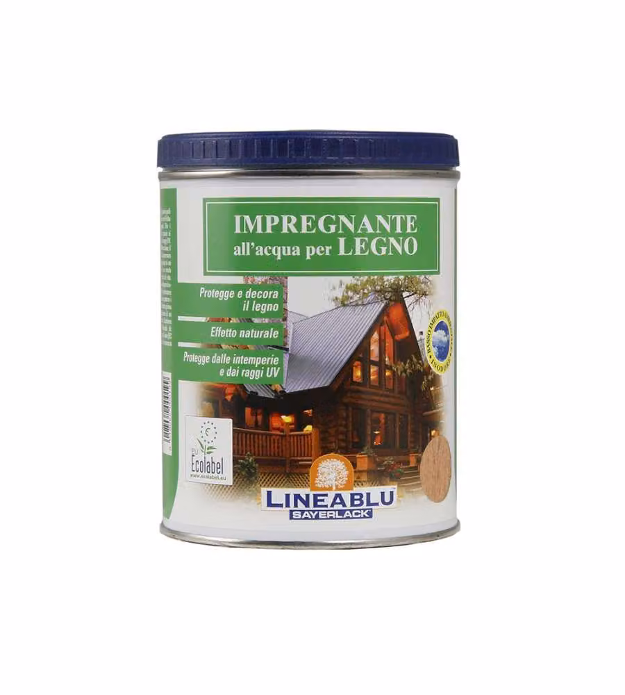Blu Sayerlack Impregnante per Esterni - Teak - 750 ml